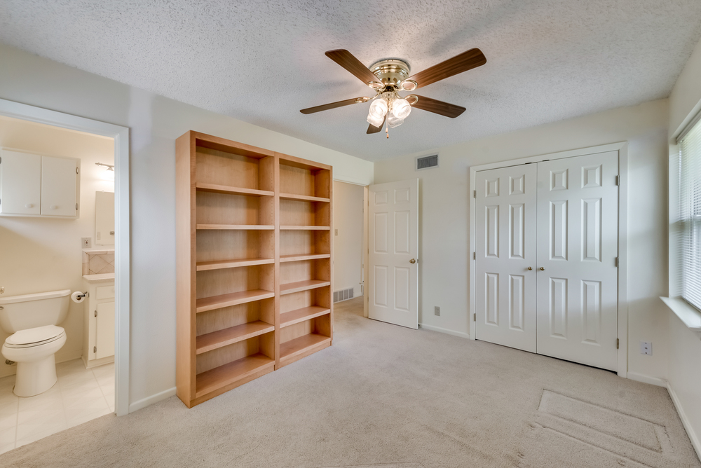    Master Bedroom has Ceiling Fan Closet and Ensuite Full Bathroom 