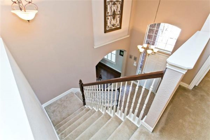    Second Staircase off Breakfast to Game Room 