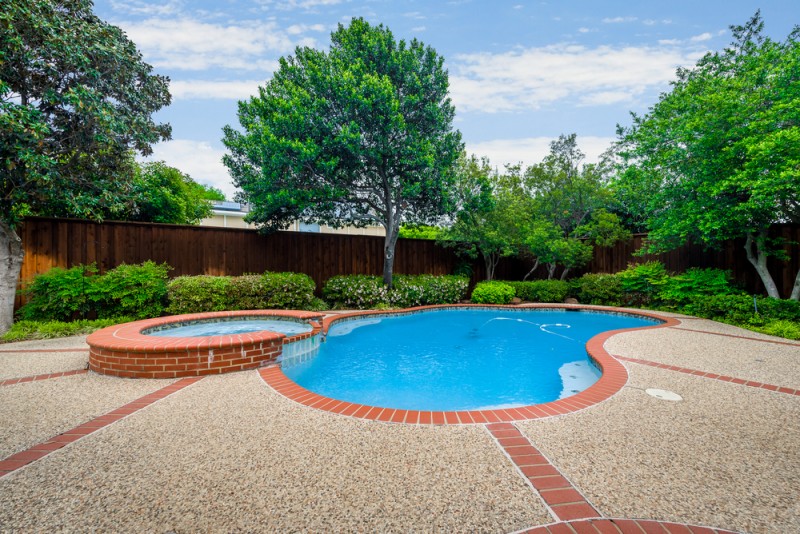    Serene Backyard with Pool and Spa 