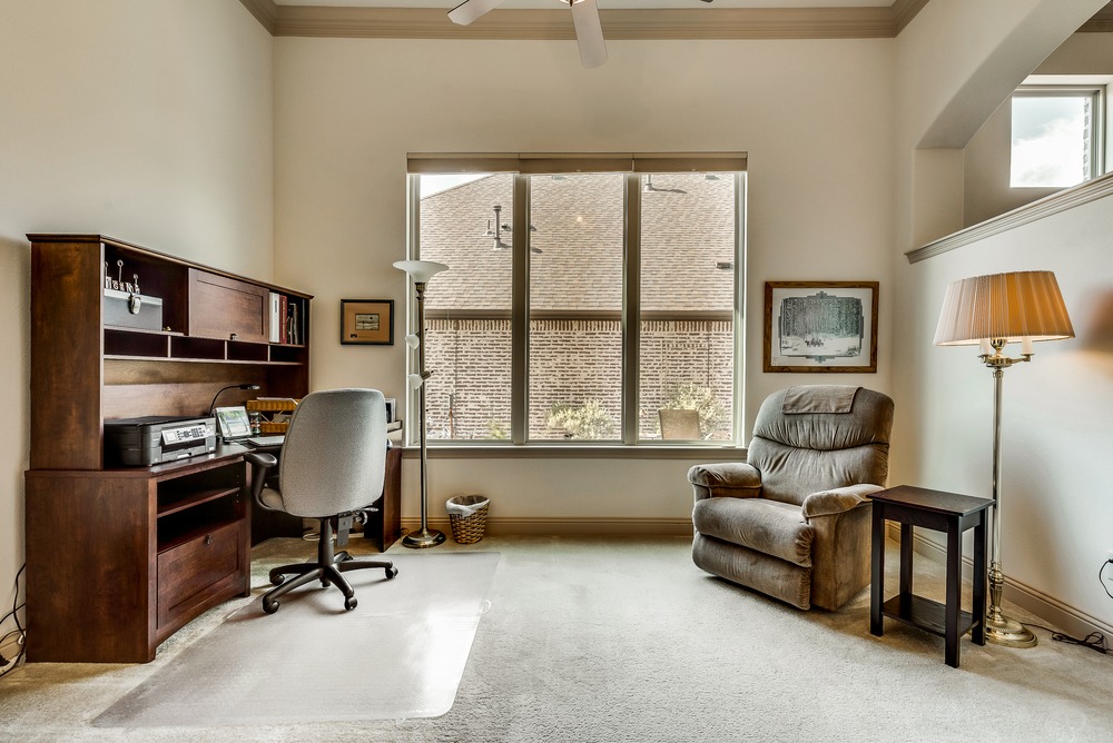    Formal Dining or Flex Space with Wall of Paneless Windows 