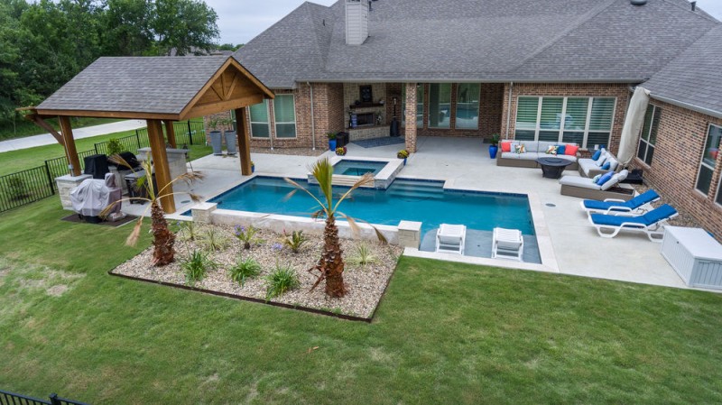    Resort Style Backyard has Everything to offer 