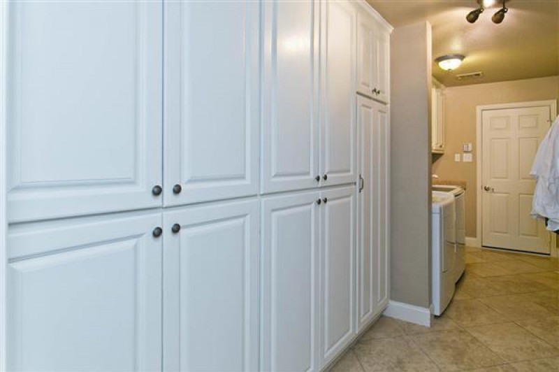    Pass thru to Utility with Built in Pantry Storage 