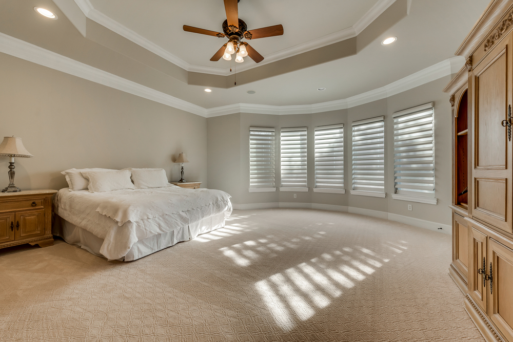    Impressive Master Suite with Room for Sitting Area 