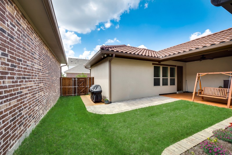   Grassy Backyard Area 