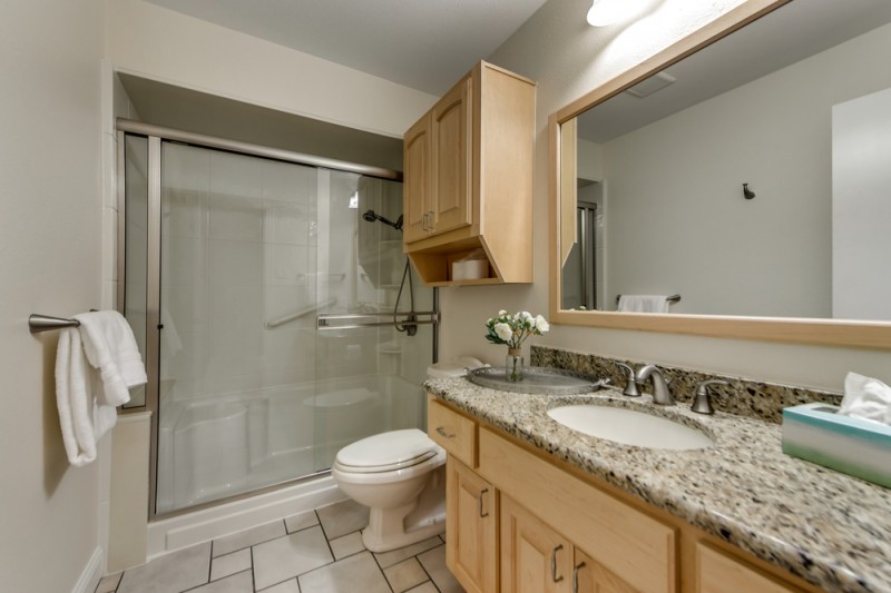    Full Bath with Stand up Shower with Bench 