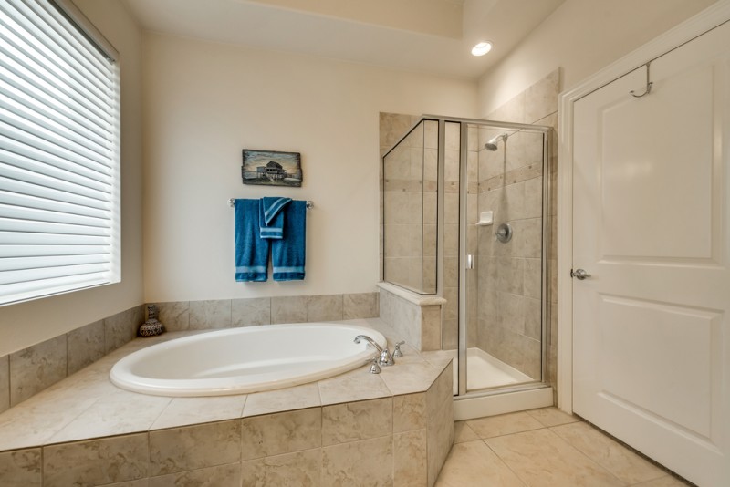    Master Bath has Soaker Tub and Separate Shower 