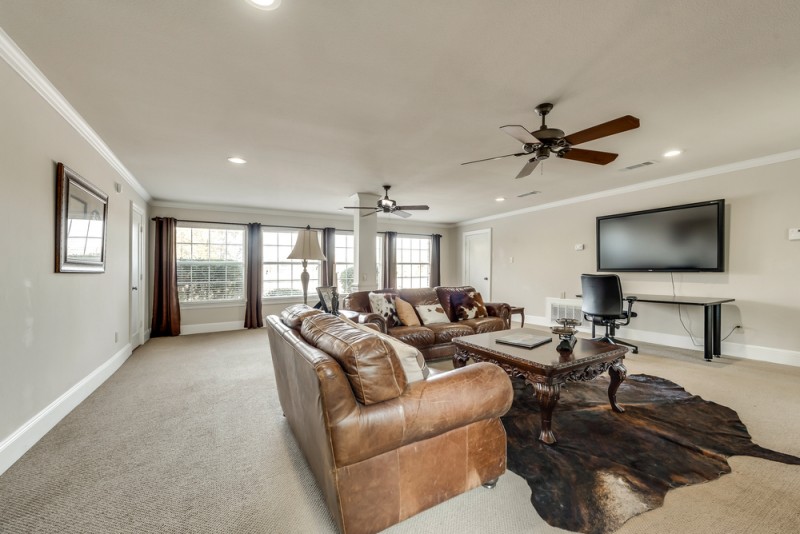    Flex or Game Room on Main Level with Full Bathroom 