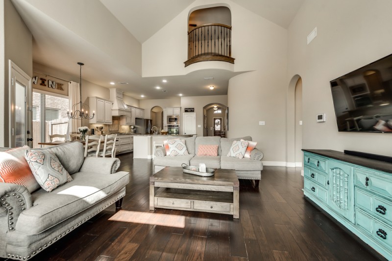    Open Floorplan with Juliette Balcony from Game Room 