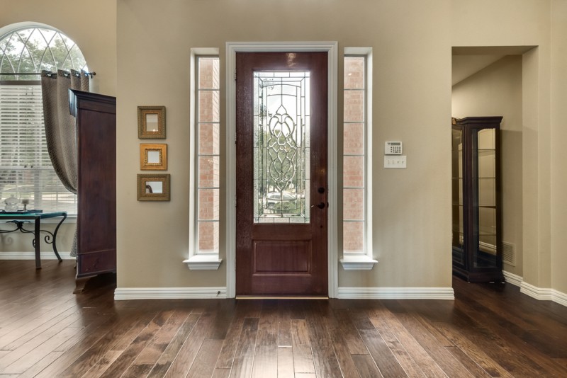    Gorgeous   Foot Glass Lead Inlaid Front Door 