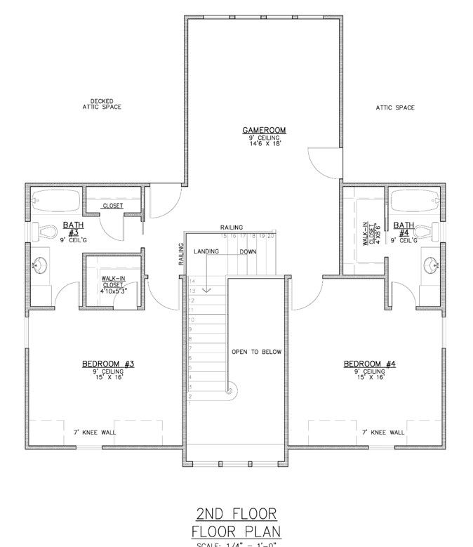    Second Floor Plan 