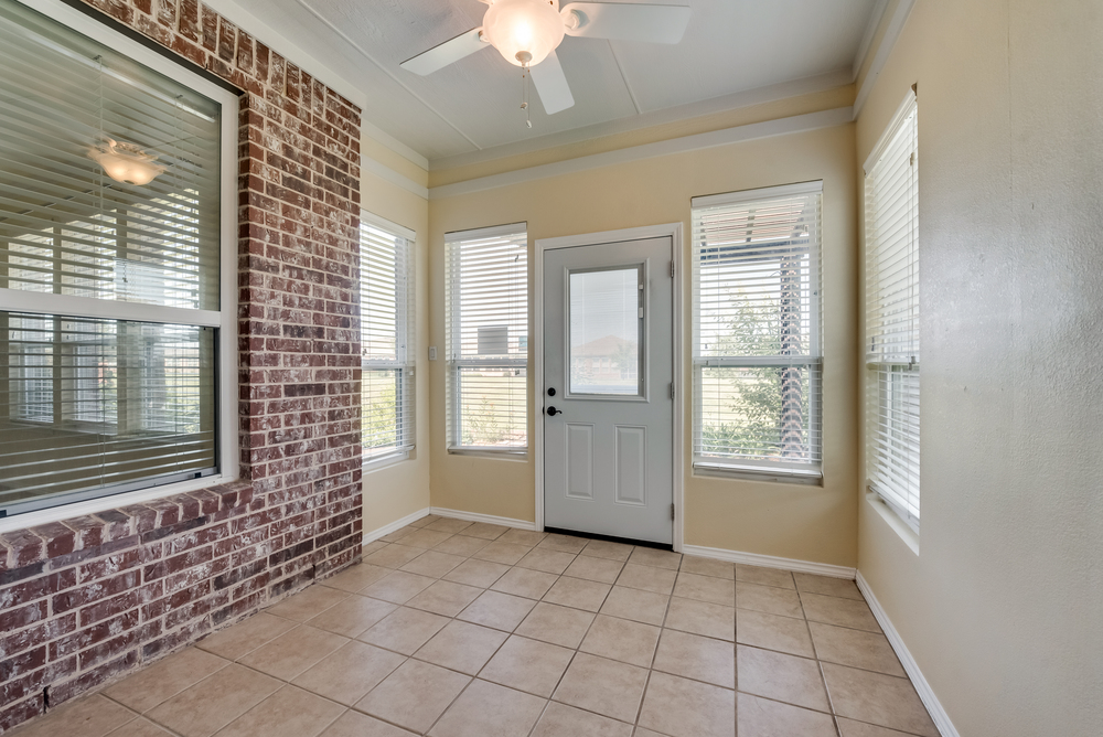    Sunroom has Abundance of Windows for Great Natural Light 