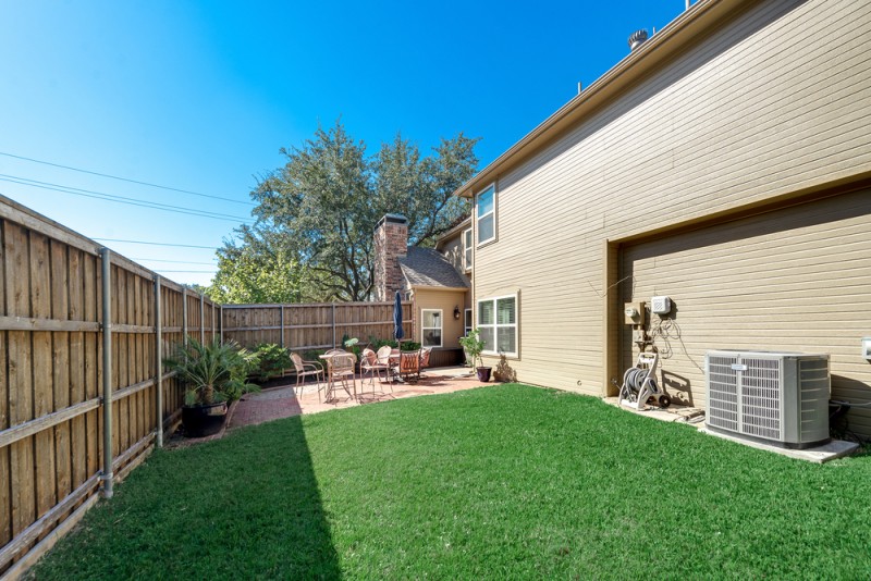    Grassy Backyard with Extended Patio Great Place to Relax and Entertain 