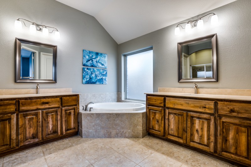    Spa Like Master Bathroom 