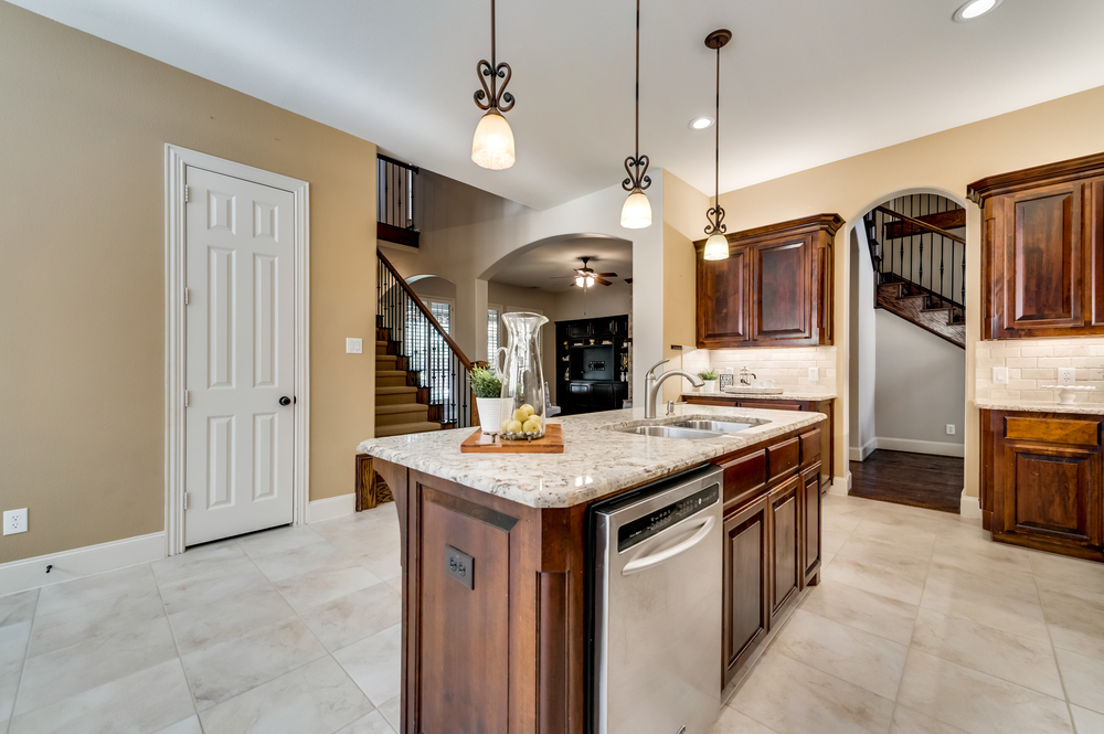    Kitchen is Open to Family room and Back Stairway 