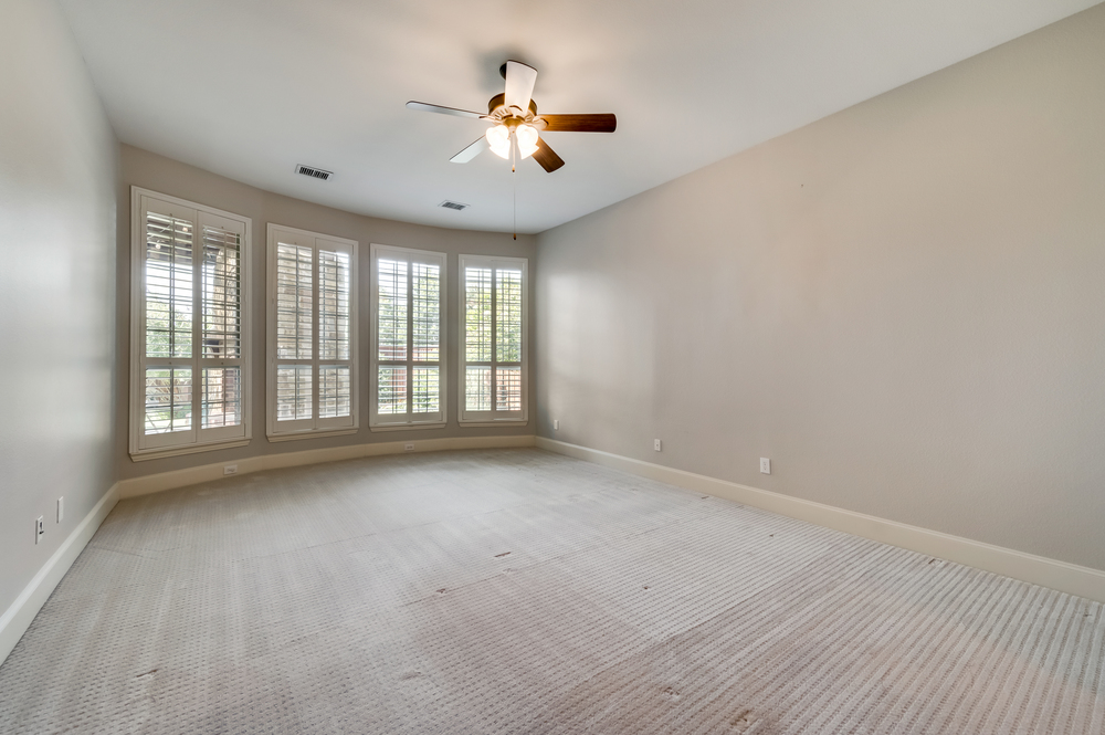    Private Master Suite has Room for Sitting Area 
