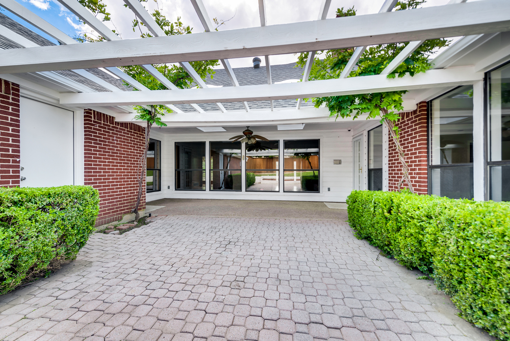    Covered Back Patio is the Perfect Place to Relax and Unwind 